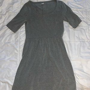 Gray cotton everyday dress